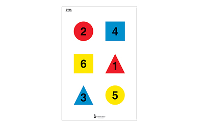 Action Target Discretionary Command Training Target V2-A, 23" x 35", 100 Per Box DT-2A-100