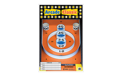 Action Target Arcade Classic Target, Multi Color, 23"x35", 100 Per Box GS-CARDUCK-100
