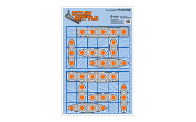 Action Target Ocean Battle Target, Multi Color, 23"x35", 100 Per Box GS-OCEAN-100