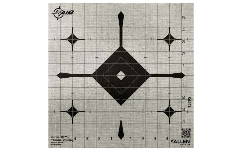 Allen ez aim infrared id grid bullseye 12 inch target