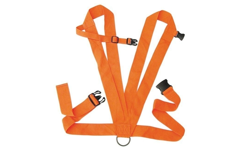 Dual harness deer drag orange