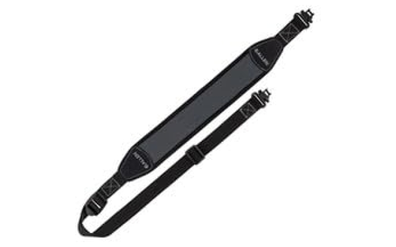 Allen Company Cascade Light Sling, Neoprene Construction, Matte Finish, Gray and Black, Includes Sling Swivels 8534