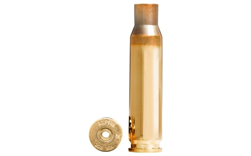 Alpha Munitions 308 winchester srp brass 100/box
