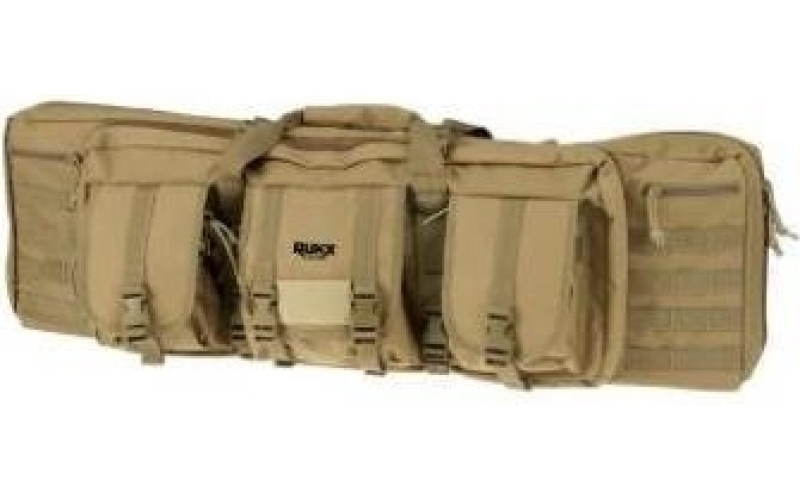 Ati tactical 42" double rifle bag tan rukx gear