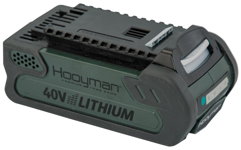 Hooyman spare 40-volt high power rechargeable 2ah lithium-ion battery for all hooyman saws