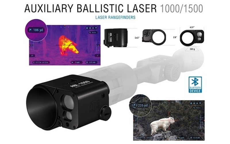 ATN 1500m smart rangefinder w/bluetooth