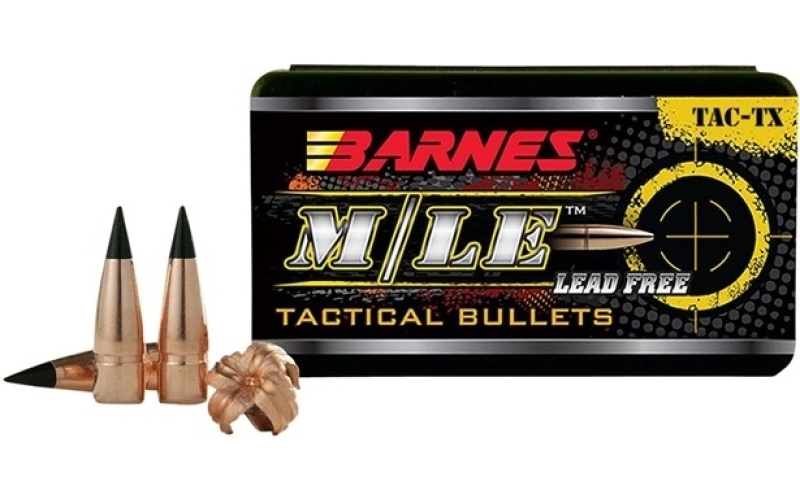 Barnes 30 caliber (0.308'') 120gr boat tail 50/box