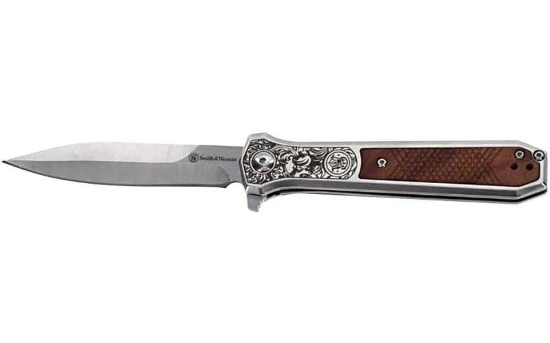 S&w kt unwavered spring assist folding dagger 3.5'' blade