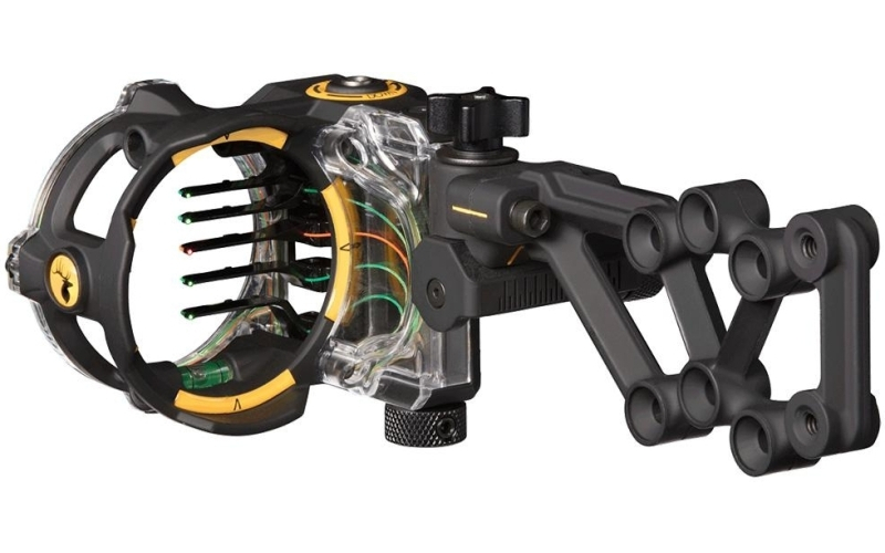 Trophy ridge sights react h5 rh 5 pin black