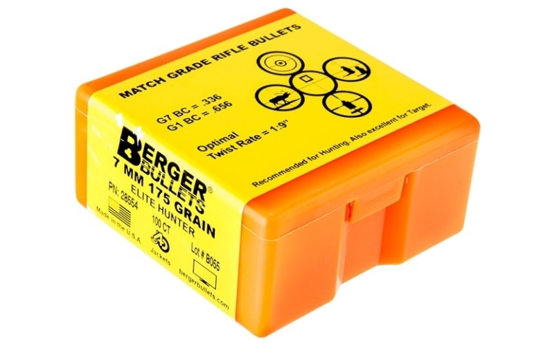 Berger Bullets 7mm (0.284'') 175gr elite hunter 100/box