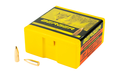 Berger Bullets FB Varmint. 243 Diameter, 6MM/243 Winchester, 80 Grain, Flat Base Hollow Point, 100 Count 24321