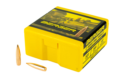 Berger Bullets BT Target, 243 Diameter, 6MM/243 Winchester, 108 Grain, Boat Tail Hollow Point, 100 Count 24431