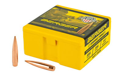 Berger Bullets F-Open Hybrid Target, .284 Diameter, 7MM, 184 Grain, Hollow Point Boat Tail, 100 Count 28408