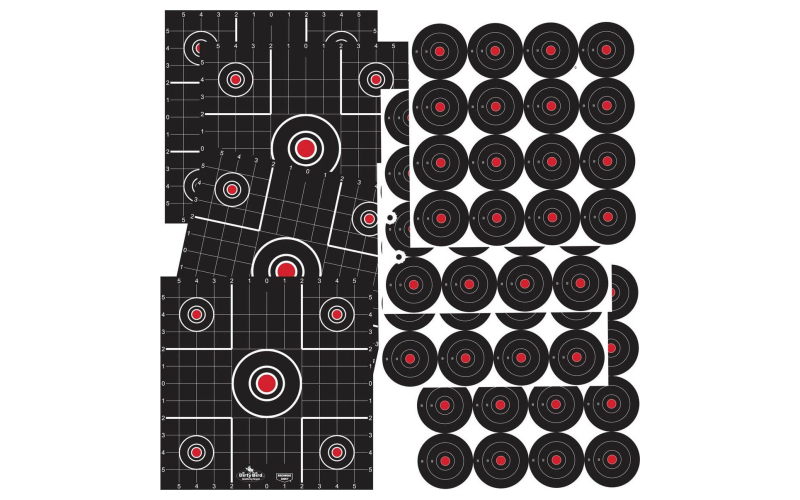 Birchwood Casey Dirty Bird Combo Pack, 3" and 12", 12 Targets BC-35325