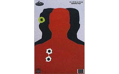 Birchwood Casey Dirty Bird, 12" x 18" Gunslinger Silhouette Target, 6 Targets BC-35770