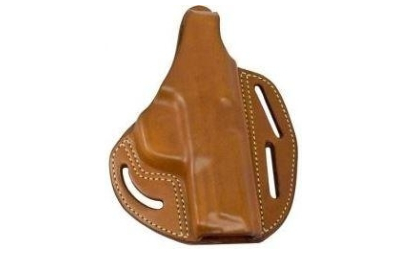 Lthr 3 slot pancake s&w mp 9/40 4" & compact lh burnished brown