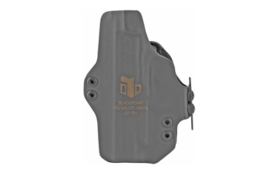 BlackPoint Tactical Dual Point AIWB Holster, Appendix Inside the Waist Band, Fits Sig P365XL, Includes 1.75" OWB Loops to Convert to Low Profile OWB, Black Finish 120495