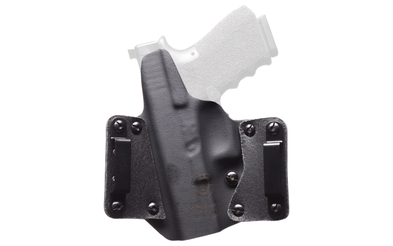 BlackPoint Tactical Leather Wing OWB, Outside Waistband Holster, Fits Sig P320 XTEN, Right Hand, Black 155520