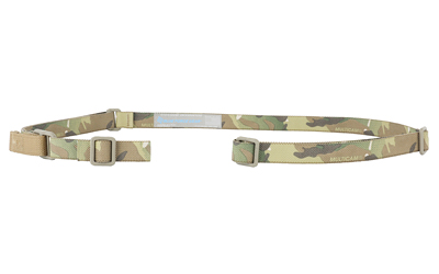 Blue Force Gear Vickers ONE Sling, 2-Point Combat Sling, 54" with Adjuster Tightened, Multicam, 1" Webbing, Attached with TriGlide, Hardware Not Included VCAS-100-OA-MC