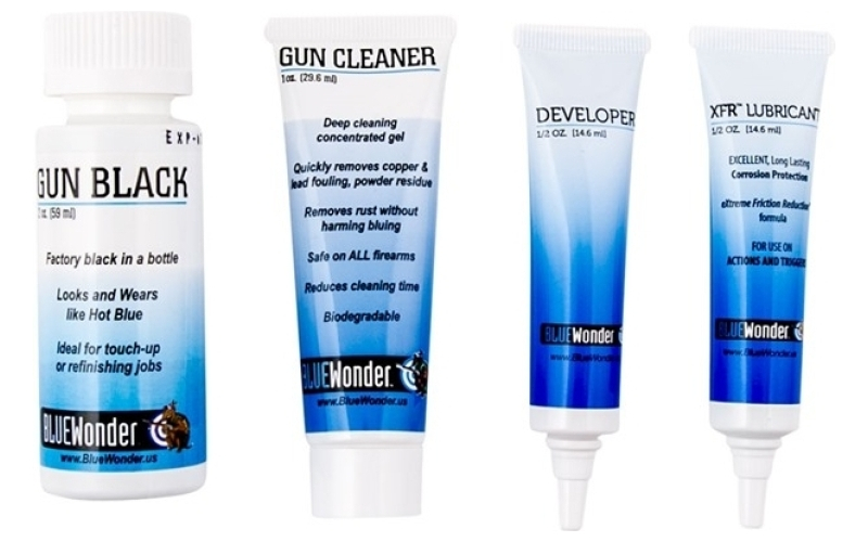 Blue Wonder Gun black kit, 2 oz.