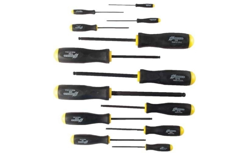 Bondhus Bondhus 8-piece standard hex screwdriver set - .050-5/32