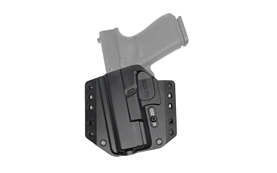 Bravo Concealment BCA, OWB Concealment Holster, 1.5" Belt Loops, Fits Glock 19/19X/23/32/45 Left Hand, Black, Polymer, Does not fit Glock Gen 5 40SW BC10-1005