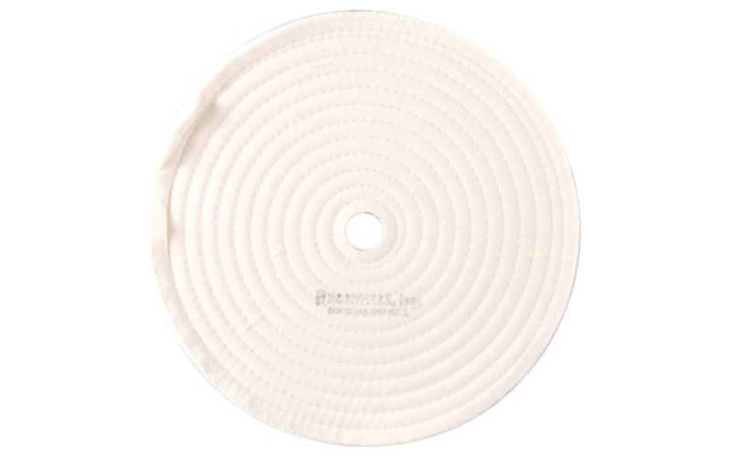 Brownells 10'' stitched muslin wheel 7/8'' arbor