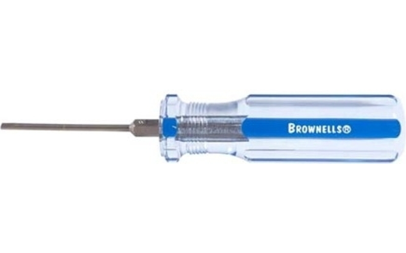 Brownells #2 fixed-blade screwdriver .120 shank .040 blade thickness
