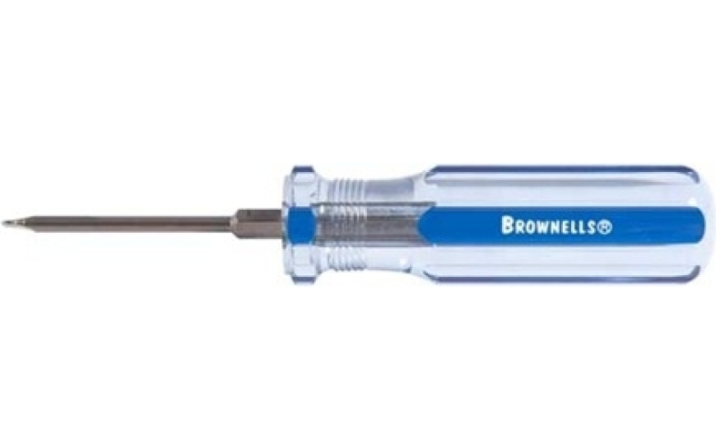 Brownells #3 fixed-blade screwdriver .150 shank .030 blade thickness