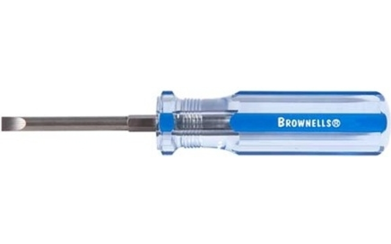 Brownells #10 fixed-blade screwdriver .240 shank .04 blade thickness