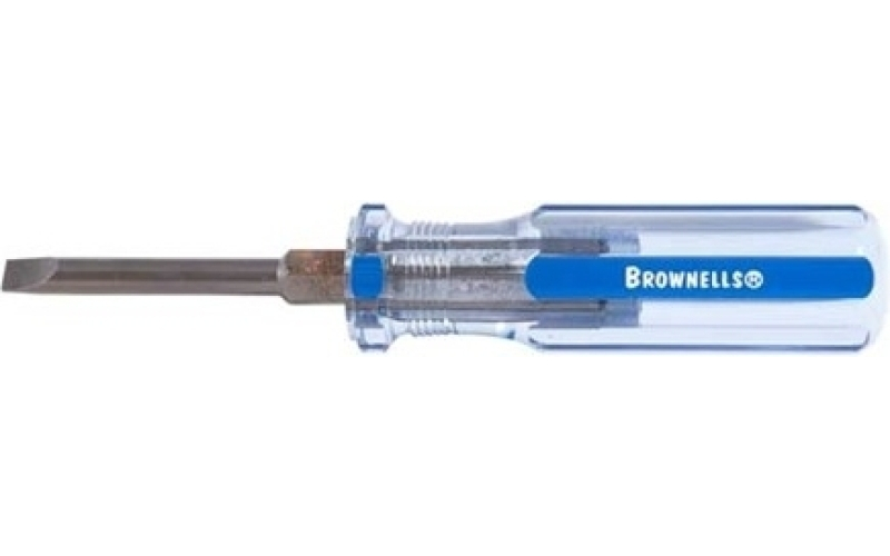 Brownells #11 fixed-blade screwdriver .27 shank .035 blade thickness