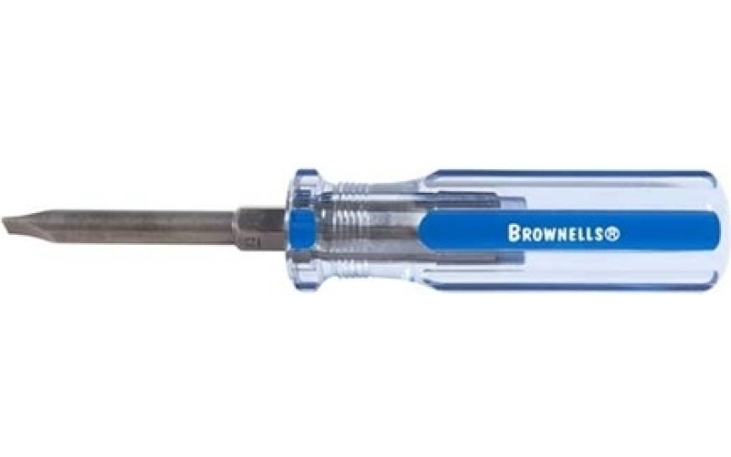 Brownells #13 fixed-blade screwdriver .30 shank .035 blade thickness