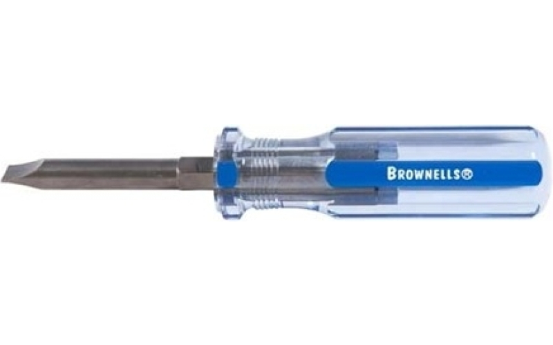 Brownells #14 fixed-blade screwdriver .30 shank .045 blade thickness