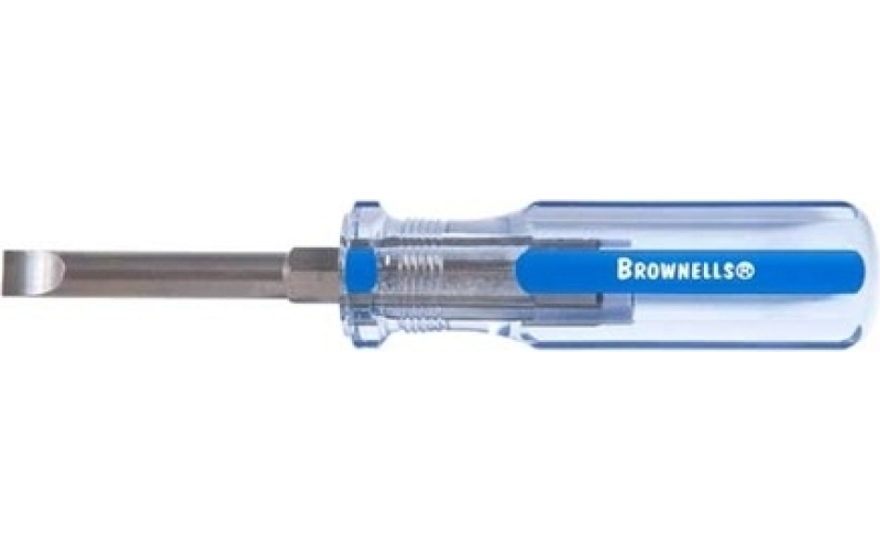Brownells #16 fixed-blade screwdriver .34 shank .040 blade thickness