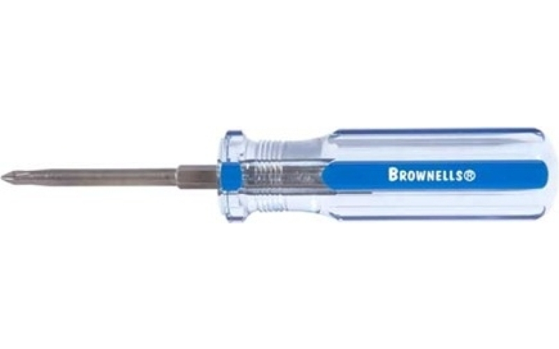 Brownells #1 fixed-blade phillips anti-cam screwdriver