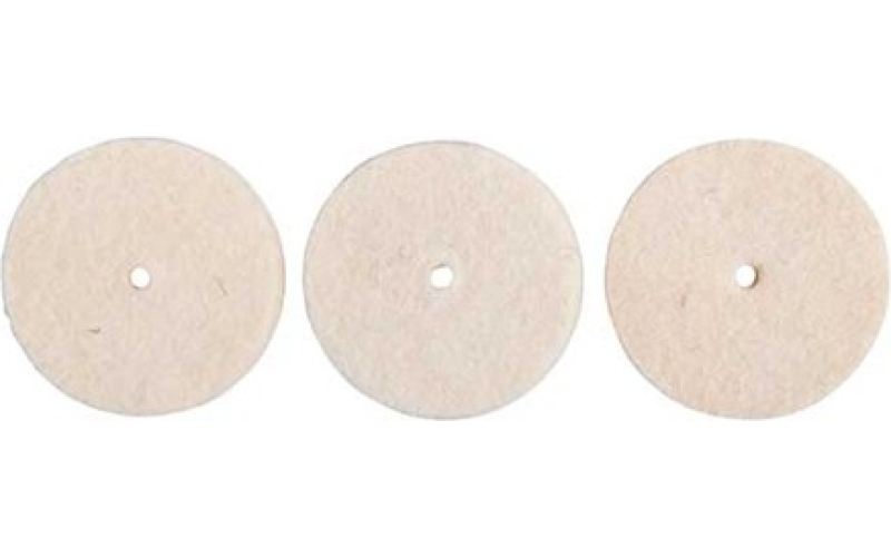Brownells Unmounted felt bob square 1''x1/8'' 3 pack