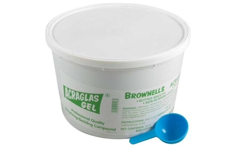 Brownells 64 oz. acraglas gel hardener