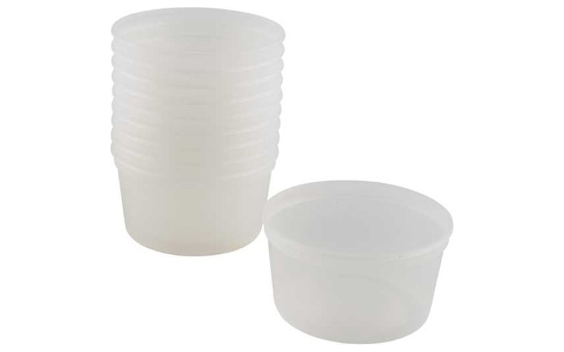 Brownells Acraglas gel 8oz mixing dishes 10 pack