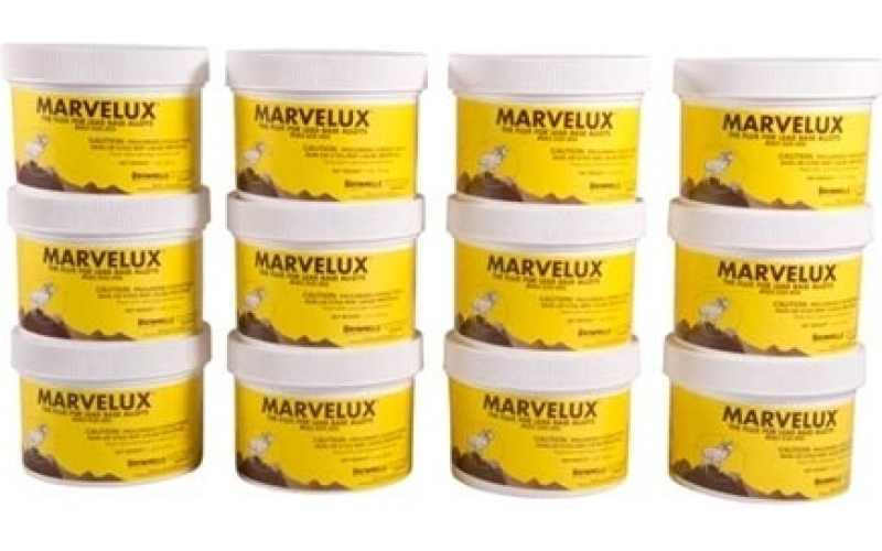 Brownells Marvelux~ bullet casting flux 1/2lb 12 pack carton