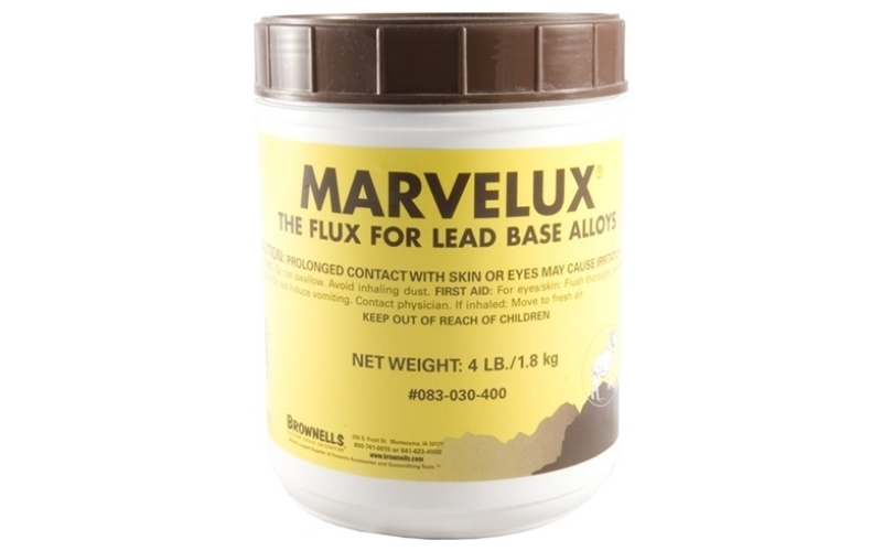 Brownells Marvelux~ bullet casting flux 4lb