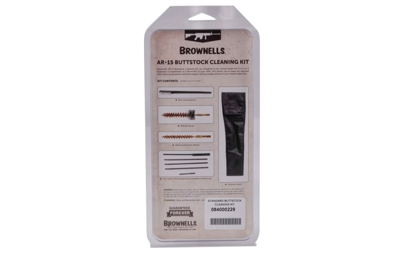 Brownells Standard buttstock cleaning kit