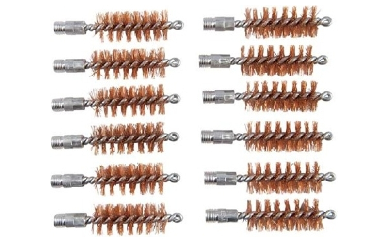 Brownells 20 gauge double-tuff bronze shotgun brush 12 pack