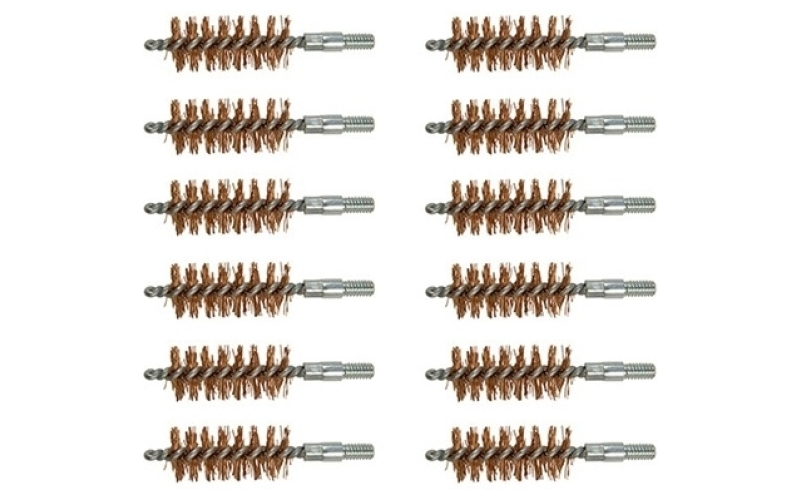 Brownells 50 caliber double-tuff bronze pistol brush 12 pack
