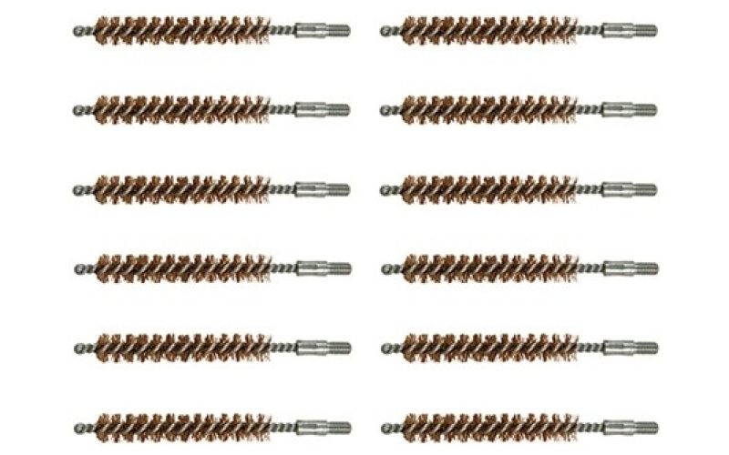 Brownells 8mm double-tuff bronze rifle brush 12 pack