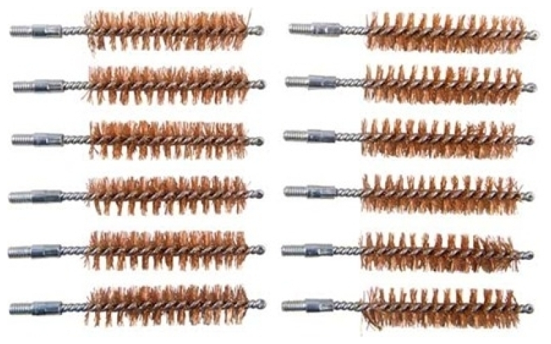 Brownells 50 caliber double-tuff bronze rifle brush 12 pack