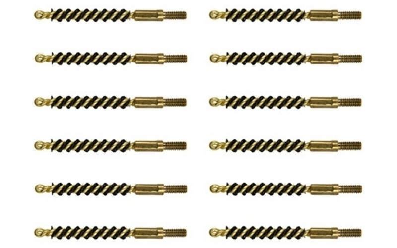 Brownells 17 caliber 5-40m nylon pistol brush 12/pack