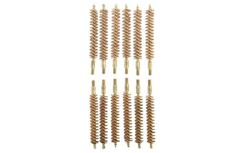 Brownells 35/38 spl/357 cal ''special line'' brass rifle brush 12 pack
