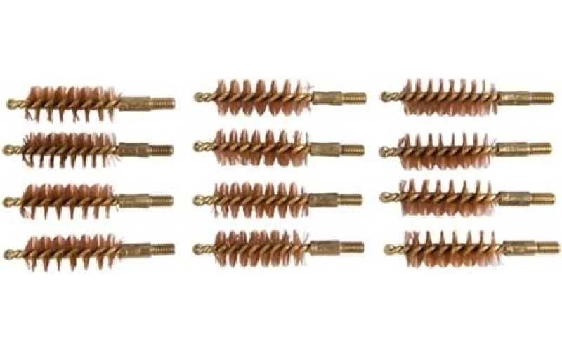 Brownells 44/45 caliber ''special line'' brass pistol brush 12 pack