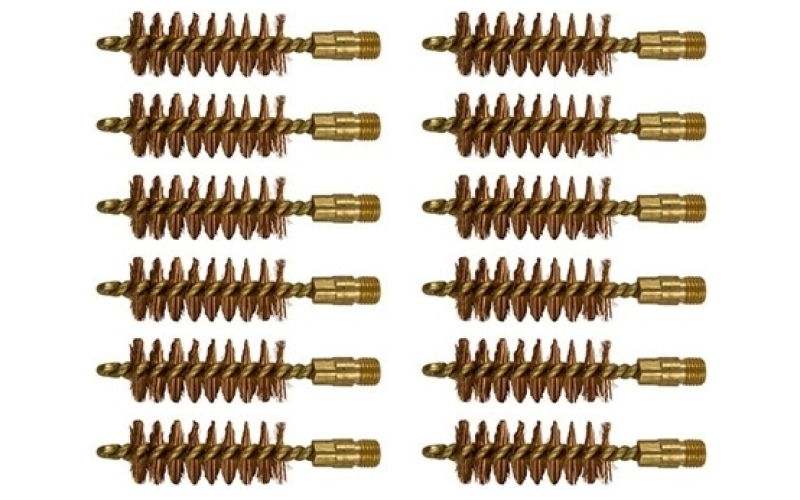Brownells 28 gauge ''special line'' brass shotgun brush 12 pack