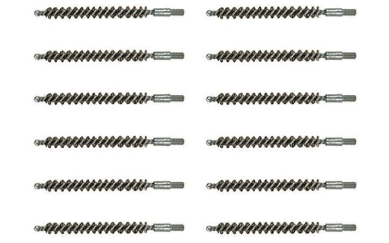 Brownells 243/25 caliber standard line stainless rifle brush 12 pack